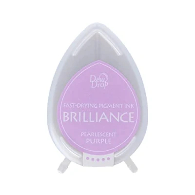 Imagen de Tsukineko Brilliance Dew Drop Ink Pads Almohadilla de Tinta, Color Morado, Talla única