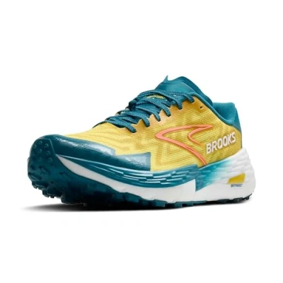 Imagen de Brooks Catamount 4 Zapatillas de trail running, Hombre, Talla: 45.5, Quince celestial neo ember Zapatos