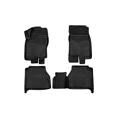 Imagen de Element 3D Alfombrillas Interior de Coche a Medida TPE Nissan Frontier Crew Cab, 2018 &gt;, Pick up, USA, 4 pcs.