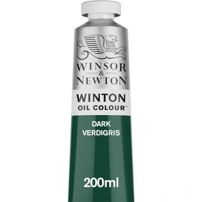 Imagen de Winsor &amp; Newton Winton Tubo de Pintura al Óleo, 200 ML, Gris (Verdigris oscuro)