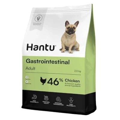 Imagen de Hantu Pienso Gastrointestinal para Perro Adulto Salud Intestinal Microbiota Estable 2.5 kg Sin Gluten ni Conservantes Artificiales