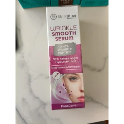 Imagen de SkinBliss Wrinkle Smooth Serum, Vegan Face Serum with Anti Peptide, Natural Vitamina E para Hidratar la Piel, 30 ml