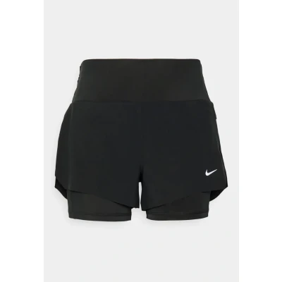 Imagen de Nike Performance W NK RUN DF MR 3IN 2N1 Short Pantalón corto de deporte, Mujer, Talla: Large, Black/reflective silver