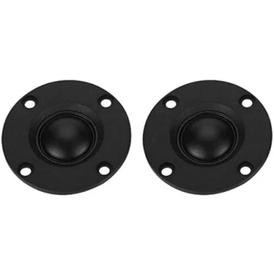 Imagen de ANCLLO 2 unids tweeter agudos altavoz HiFi 30 W 6Ω película de seda domo rango completo audio