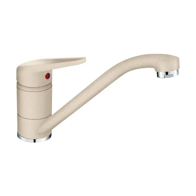 Imagen de Franke 115.0470.654 Grifo para fregadero de cocina con boquilla fija (madera granito), color beige