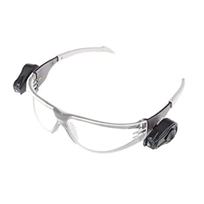 Imagen de 3M LED Light Gafas de seguridad PC ocular incoloro recubrimiento AR AE con luces (1 gafa/bolsa)