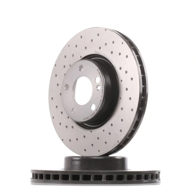 Imagen de BREMBO 09.D527.23 disco de freno 318 30 5 perforado/ventil. int., dos piezas revestido altamente carbonizado con tornillos norauto,