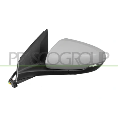 Imagen de Espejo retrovisor Prasco VG0257334 izquierda imprimado eléctrico calefactable, abatible eléctricamente, asférico