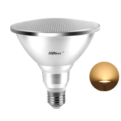 Imagen de HiBay Bombilla LED E27 PAR38 12W Luz Calida 3000K,1200LM,Ángulo de haz 180,Foco Equivalente 120W Halógena