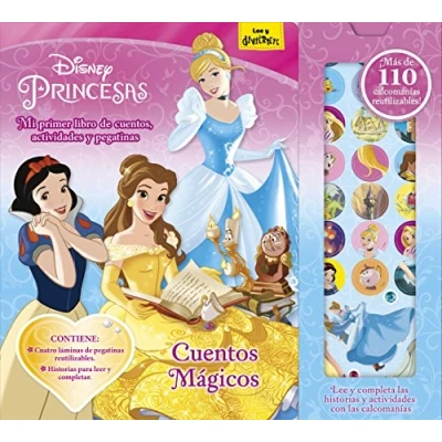 Imagen de Princesas. Cuentos mágicos: Mi primer libro de cuentos, actividades y pegatinas (Disney. Princesas)
