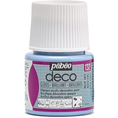 Imagen de PEBEO Pintura acrílica multisoporte Color Opaco Acabado Brillante Azul Cielo 45ml