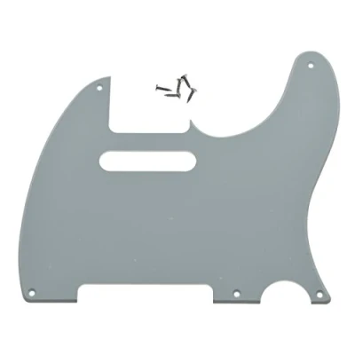 Imagen de KAISH American Vintage 5 agujeros Tele Golpeador TL guitarra Pick Guard Scratch Plate para Tele/Telecaster blanco 1 capa