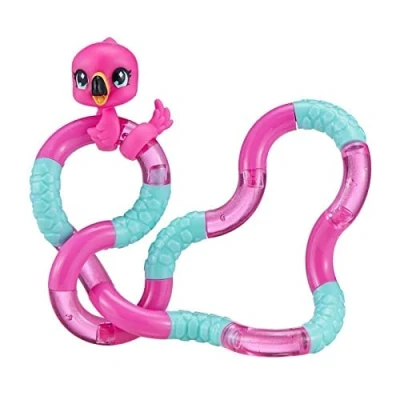 Imagen de Tangle Serie Jr. Pets Linky The Flamingo FIDGET TO FOCUS Juguete antiestrés para niños 3+ sensorial giratorio Ideal habilidades motoras finas En caja oficial