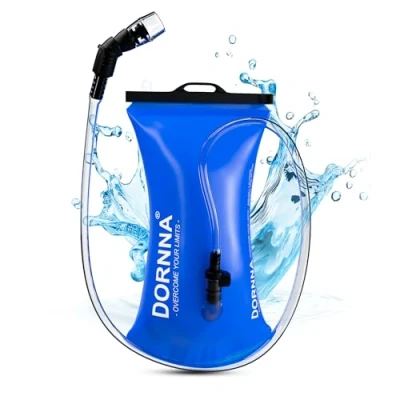 Imagen de DORNNA Bolsa de Hidratación sin BPA, Agua Portátil para Mochila Hidratación, Vejiga Resistente Trail, MTB, Ciclismo, Montaña. (1.5L)