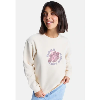 Imagen de Roxy Jersey de Forro Polar Surf Stoked Crew Brushed Vint Beige S