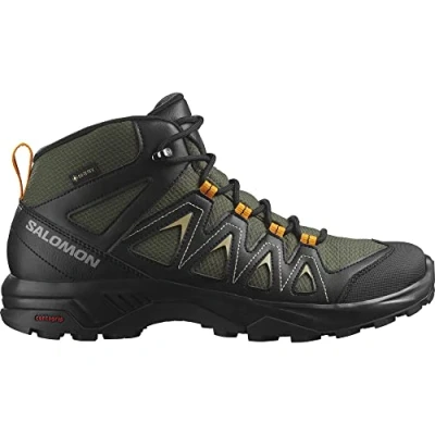 Imagen de Salomon X Braze Mid Gore Tex Zapatillas Impermeables de Senderismo para Hombre, Básicos el senderismo, Diseño deportivo, Uso versátil, Olive Night, 40