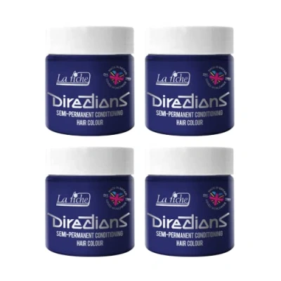 Imagen de 4 x La Riche Directions Semi Permanent Hair Color Bote de 100 ml (Ultra Violet)