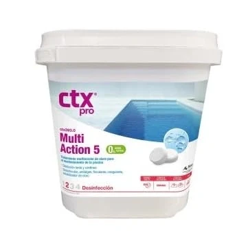 Imagen de CTX Cloro 393.0 MULTIACTION 5 TABLETAS 250G
