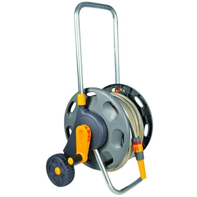 Imagen de Hozelock 20m Schlauchwagen Carro con Manguera, Gris/amarillo, 27.5x38.5x38 cm