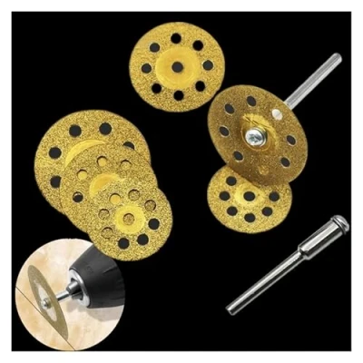 Imagen de SEIDER de Corte Diamante, 10 Uds., Hoja Sierra, Metal, cerámica, Piedras Preciosas, Rueda Corte, Taladro Herramienta rotativa con vástago conexión(30mm)