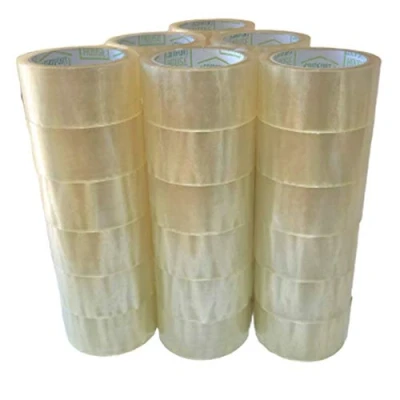 Imagen de Rollos de Cintas Adhesivas Embalar, Cinta Adhesiva para Paquetes 48mm x 132m (36, Transparente)