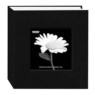 Imagen de Pioneer 100 Bolsillo Funda de Tela Marco álbum Fotos, Negro Profundo