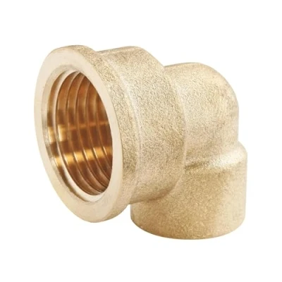 Imagen de SOMATHERM FOR YOU Adaptador de latón soldadura bronce codo 90 Ø 14 15/21, Dorado