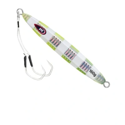 Imagen de Williamson Slide Dancer Chartreuse Blink Pilker 160g/12.6cm (4 pcs) Jig