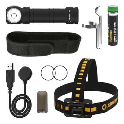 Imagen de Armytek Wizard C2 Pro Max LR Linterna de Mano 3 en 1, Luz Blanca Fría, 4150 Lúmenes
