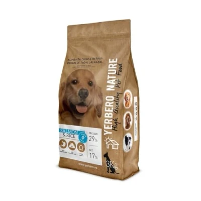 Imagen de YERBERO Nature Salmon &amp; Rice sin Gluten Hipoalergenico para Perros 3kg