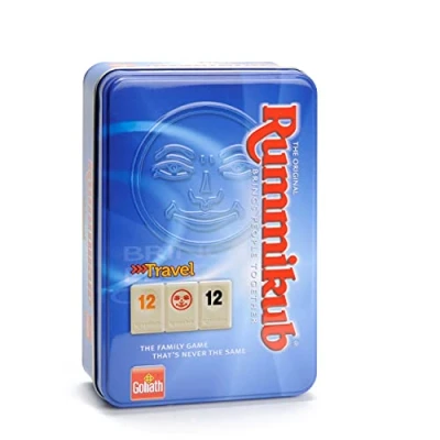 Imagen de Goliath Juego Rummikub de Viaje en Caja Metálica, Mesa, 6 a 99 años ( 50105212)