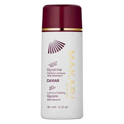 Imagen de Glicerina Aclarante de Caviar para la Piel 5.1 fl.oz línea Classic Makari Gel Crema Blanqueadora e Hidratante el Cuerpo Tratamiento Anti Envejecimiento Diario
