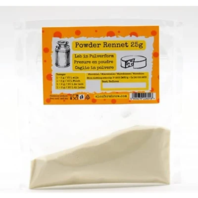 Imagen de Cuajo en polvo 25g microbiano, para Hacer Quesol, natural