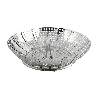 Imagen de Metaltex COCEDOR Verduras INOX, &#039;VAPORETTE&#039;, Acero Inoxidable, 24 cm, 2.3 x 14.5 16 cm