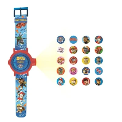 Imagen de Patrulla Canina DMW050PA Paw Patrol Reloj pulsera con proyector de imagen (Lexibook, color azul, única