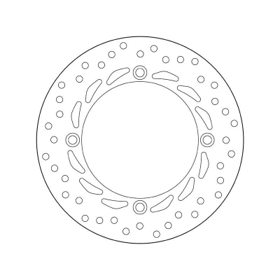 Imagen de BREMBO Disco de freno Fixed , Serie Oro delante 256mm 4mm 4 perforado 68B407A5 Discos freno,