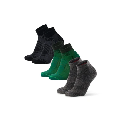 Imagen de Danish Endurance 3 PACK Calcetines de deporte, Hombre, Talla: 35 38, Black dark green grey