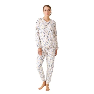 Imagen de Pijama Mujer Invierno Manga Larga Terciopelo JJB4. Invierno, Mujer, para Larga, Conjunto