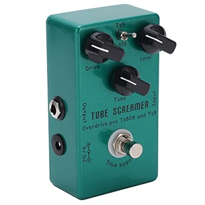 Imagen de Pedal de Efectos Guitarra, TUBE Screamer Pedales Fácil Instalación LED Overdrive para Tocar(Efecto sobrecarga manual SCREAMER)