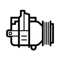 Imagen de NRF 320275 Compresor de Aire Acondicionado VCR08 12V PAG 100 YF R1234yf, R134a con junta tórica