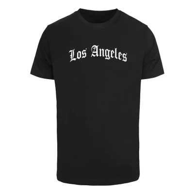 Imagen de Mister Tee LOS Angeles Wording Camiseta estampada, Hombre, Talla: XS, Black