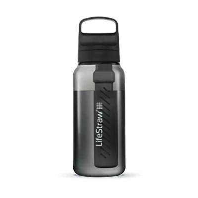 Imagen de LifeStraw Go Series Botella con filtro de agua. Filtra bacterias, parasitos y microplasticos. 1 L