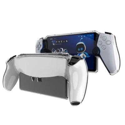 Imagen de Rojeuinn Funda para Playstation Portal/PS Portal/PS5 Portal,Tacto Suave Tup Silicona, Anti Arañazos Protectora Case función Transparente