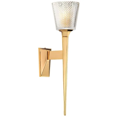 Imagen de Elstead Aplique LED Verity, IP44, oro pulido