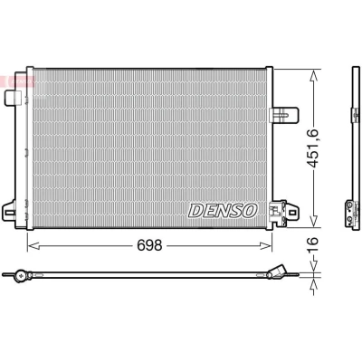 Imagen de DENSO DCN32028 Condensador con secador R 134 a