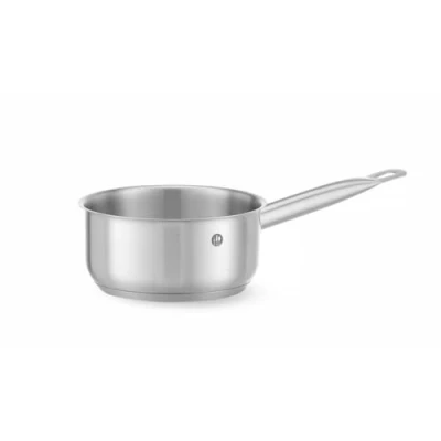 Imagen de HENDI Cazo de cocina sin tapa, fondo inducción continuo, apto para todas las fuentes calor y el lavavajillas, con mango que se mantiene frío, 1.5 L, ø160x(h)75 mm, acero inoxidable