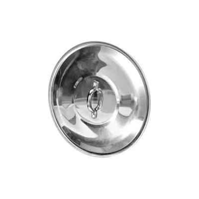 Imagen de Pentole Agnelli Cubierta Ollas con llanta de Aluminio, el Puente Acero Inoxidable, Plata, 26 cm