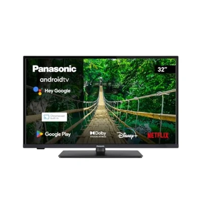 Imagen de Panasonic TX 32MS490E, 2023 Televisor LED FHD de 32 Pulgadas, Alto Rango Dinámico (HDR), Android TV, Asistente Google, Chromecast, Bluetooth, Reproductor Multimedia USB, LAN Inalámbrica, Negro