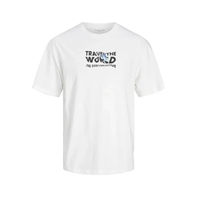 Imagen de JACK &amp; JONES Jcosplash tee SS Crew Neck Gc Camiseta, Blanco, L para Hombre