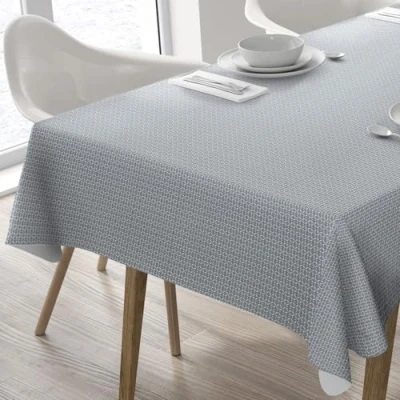 Imagen de Home Direct Mantel de Hule, Rectangular 140 x 200cm, Gris Claro